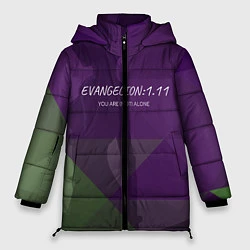 Куртка зимняя женская Evangelion: 111, цвет: 3D-черный