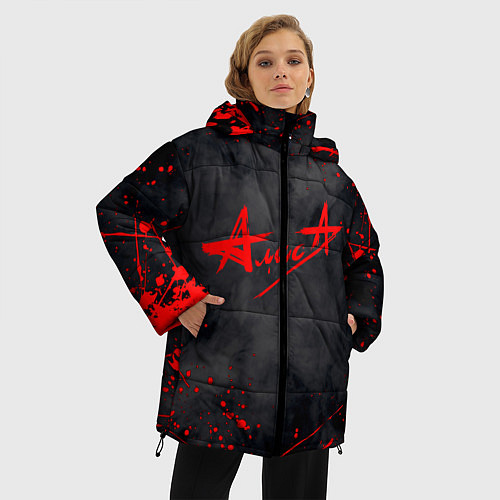 Женская зимняя куртка АлисА / 3D-Светло-серый – фото 3