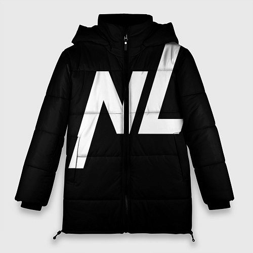 Женская зимняя куртка NL logo / 3D-Черный – фото 1