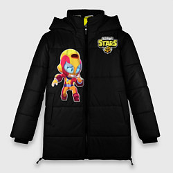 Куртка зимняя женская Brawl Stars Мах, цвет: 3D-черный