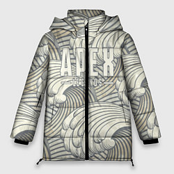 Куртка зимняя женская Apex Legends Спина, цвет: 3D-черный