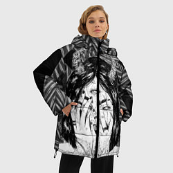 Куртка зимняя женская Чёртик, цвет: 3D-черный — фото 2