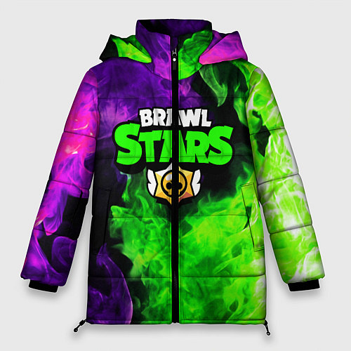 Женская зимняя куртка BRAWL STARS / 3D-Черный – фото 1