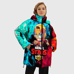 Куртка зимняя женская BRAWL STARS MAX, цвет: 3D-красный — фото 2