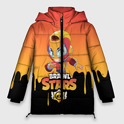 Куртка зимняя женская BRAWL STARS MAX, цвет: 3D-черный