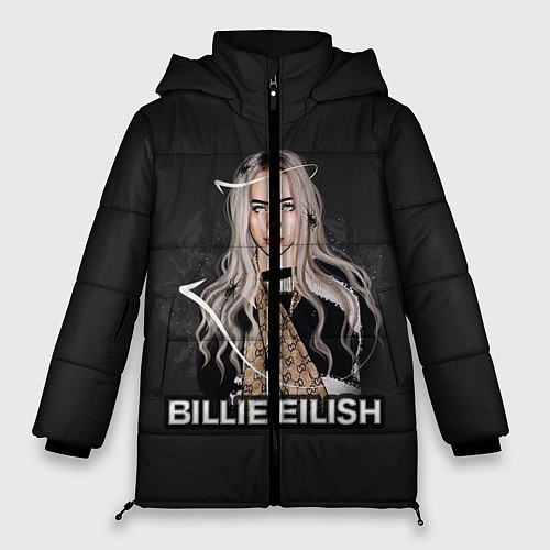 Женская зимняя куртка BILLIE EILISH / 3D-Черный – фото 1