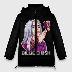 Куртка зимняя женская BILLIE EILISH, цвет: 3D-черный