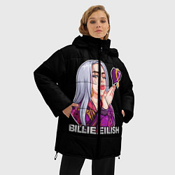 Куртка зимняя женская BILLIE EILISH, цвет: 3D-черный — фото 2