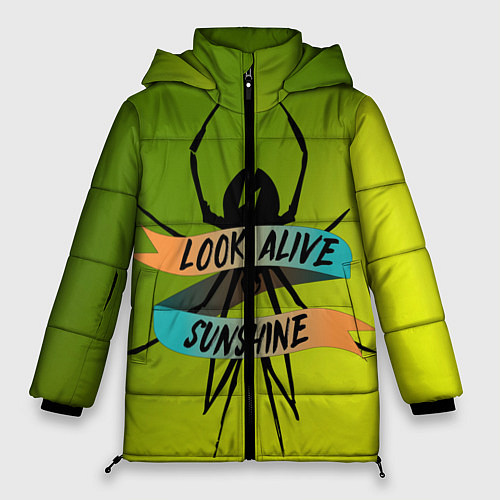 Женская зимняя куртка Look alive sunshine / 3D-Черный – фото 1