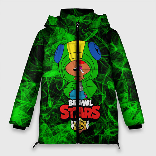 Женская зимняя куртка BRAWL STARS LEON / 3D-Черный – фото 1