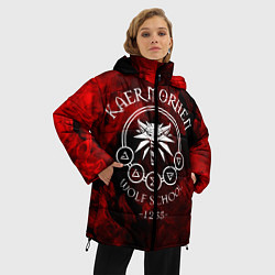 Куртка зимняя женская ВЕДЬМАК, цвет: 3D-черный — фото 2
