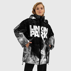 Куртка зимняя женская LINKIN PARK, цвет: 3D-красный — фото 2