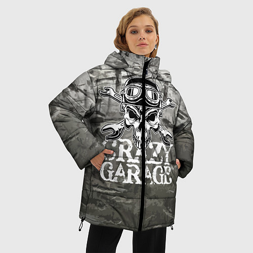 Женская зимняя куртка Crazy garage / 3D-Светло-серый – фото 3