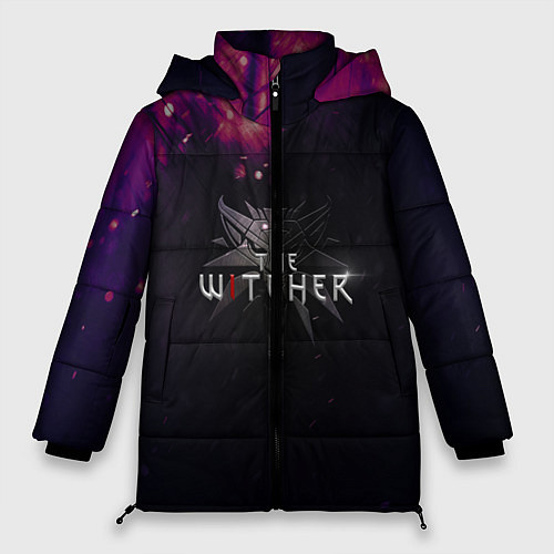 Женская зимняя куртка Ведьмак Witcher / 3D-Черный – фото 1