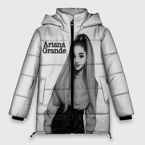 Женская зимняя куртка Ariana Grande Ариана Гранде / 3D-Черный – фото 1