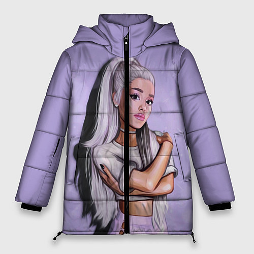 Женская зимняя куртка Ariana Grande Ариана Гранде / 3D-Черный – фото 1