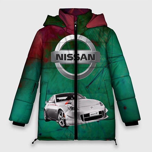 Женская зимняя куртка Нисан / 3D-Черный – фото 1
