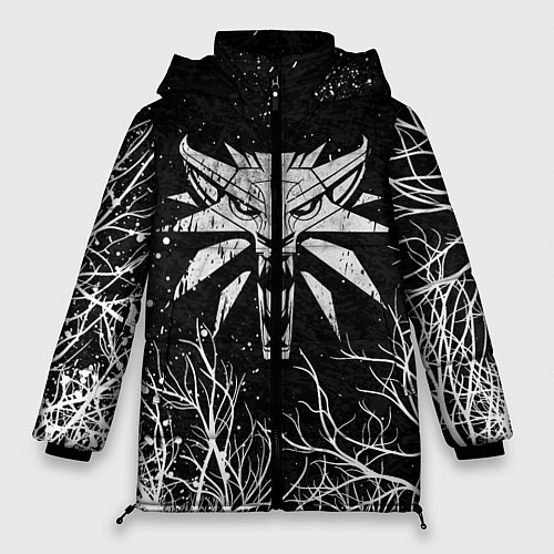 Женская зимняя куртка ВЕДЬМАК / 3D-Черный – фото 1