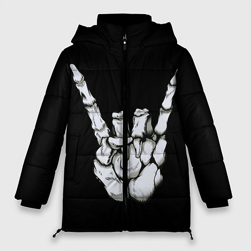 Женская зимняя куртка Rock / 3D-Черный – фото 1