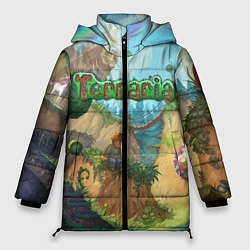 Куртка зимняя женская Terraria, цвет: 3D-красный