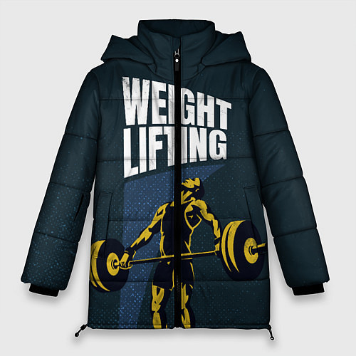 Женская зимняя куртка Wheight lifting / 3D-Светло-серый – фото 1