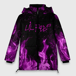 Куртка зимняя женская LIL PEEP FIRE, цвет: 3D-красный