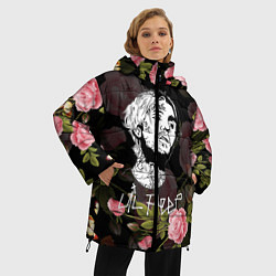 Куртка зимняя женская LIL PEEP ROSES, цвет: 3D-красный — фото 2