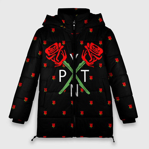 Женская зимняя куртка Payton Moormeier: Roses / 3D-Черный – фото 1