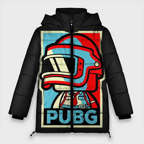 Женская зимняя куртка PUBG / 3D-Черный – фото 1