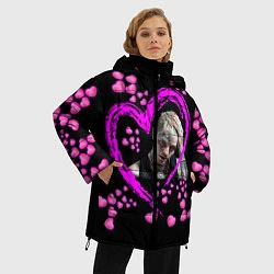 Куртка зимняя женская Lil Peep, цвет: 3D-черный — фото 2