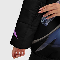 Куртка зимняя женская Fortnite Спина, цвет: 3D-черный — фото 2