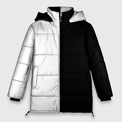 Куртка зимняя женская ПРОСТО ЧЁРНО-БЕЛЫЙ, цвет: 3D-черный