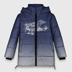 Куртка зимняя женская Биплан, цвет: 3D-светло-серый