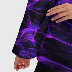 Куртка зимняя женская Текстуры, цвет: 3D-черный — фото 2