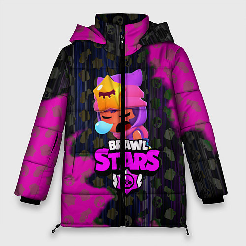 Женская зимняя куртка BRAWL STARS SANDY / 3D-Черный – фото 1
