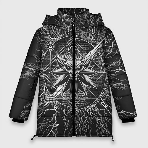 Женская зимняя куртка The Witcher / 3D-Черный – фото 1