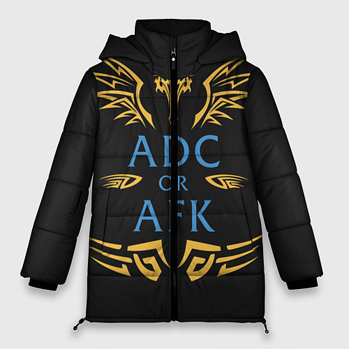 Женская зимняя куртка ADC of AFK / 3D-Черный – фото 1
