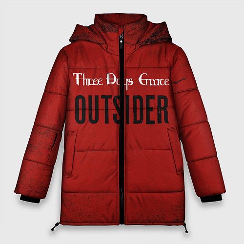 Женская зимняя куртка Three days grace Outsider / 3D-Черный – фото 1