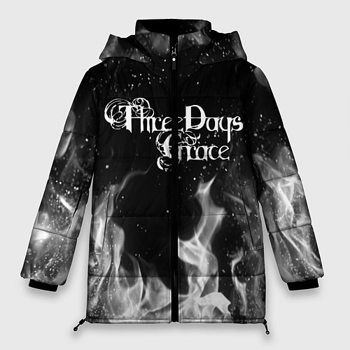 Женская зимняя куртка Three Days Grace / 3D-Черный – фото 1