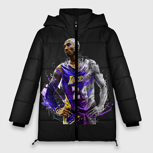 Женская зимняя куртка Kobe Bryant / 3D-Черный – фото 1