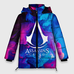 Куртка зимняя женская ASSASSINS CREED, цвет: 3D-черный
