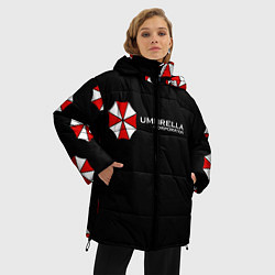 Куртка зимняя женская Umbrella Corporation, цвет: 3D-черный — фото 2