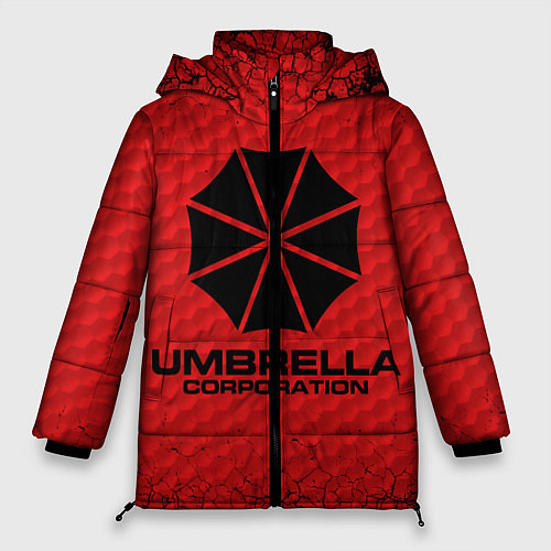 Женская зимняя куртка Umbrella Corporation / 3D-Черный – фото 1