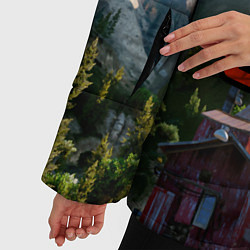 Куртка зимняя женская GTA Online, цвет: 3D-черный — фото 2