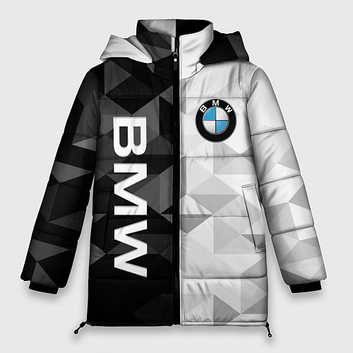 Женская зимняя куртка BMW / 3D-Черный – фото 1