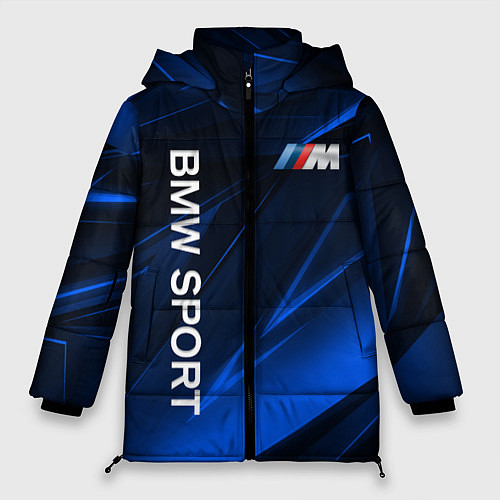 Женская зимняя куртка BMW БМВ / 3D-Черный – фото 1