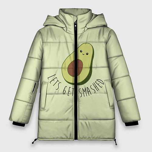 Женская зимняя куртка Авокадо / 3D-Красный – фото 1
