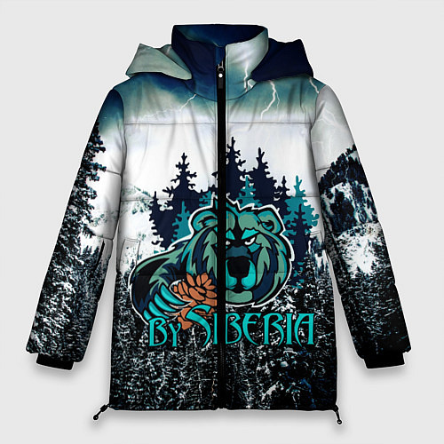 Женская зимняя куртка Сибирь / 3D-Черный – фото 1