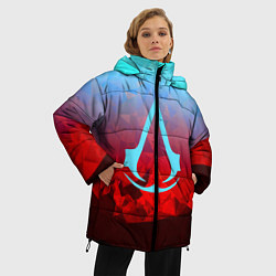 Куртка зимняя женская ASSASSINS CREED, цвет: 3D-черный — фото 2