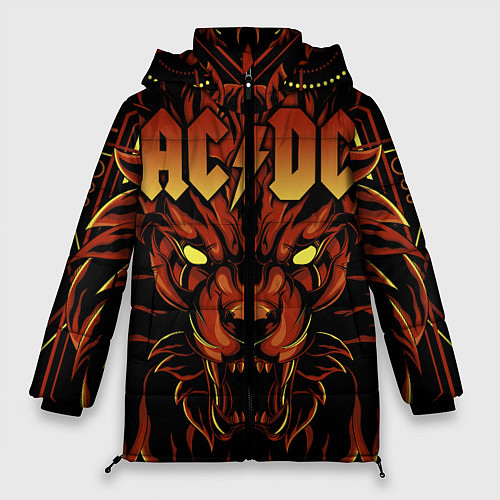 Женская зимняя куртка ACDC / 3D-Черный – фото 1